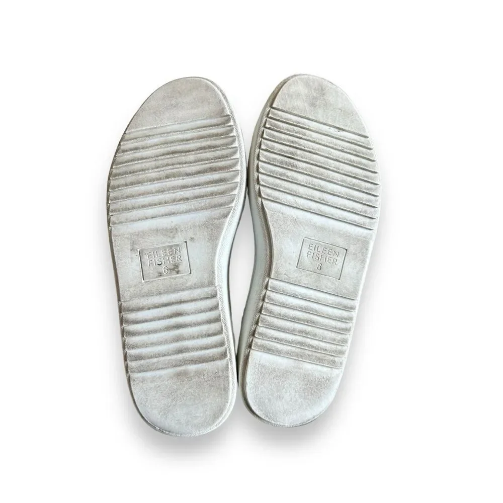 Eileen Fisher Prosper 2 Slip-On Knit Sneaker Graphite Stretch Knit Size 6